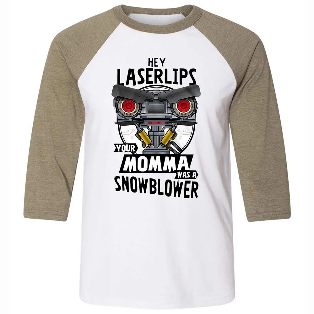 Unisex 3/4 Baseball Tee - S96KGEGW - White/Heather Olive - 4