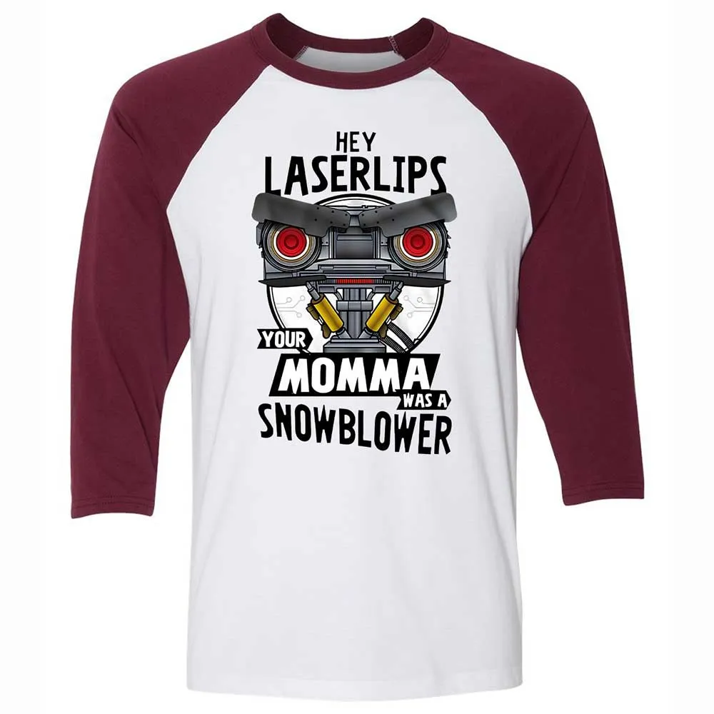 Unisex 3/4 Baseball Tee - S96KGEGW - White/Maroon - 7