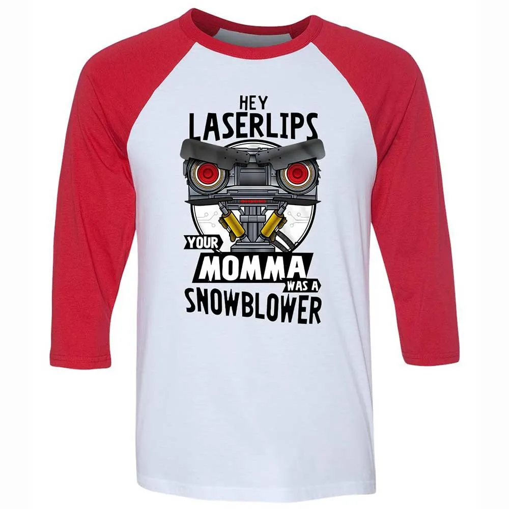 Unisex 3/4 Baseball Tee - S96KGEGW - White/Red - 9