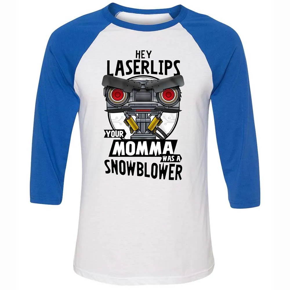 Unisex 3/4 Baseball Tee - S96KGEGW - White/True Royal - 10