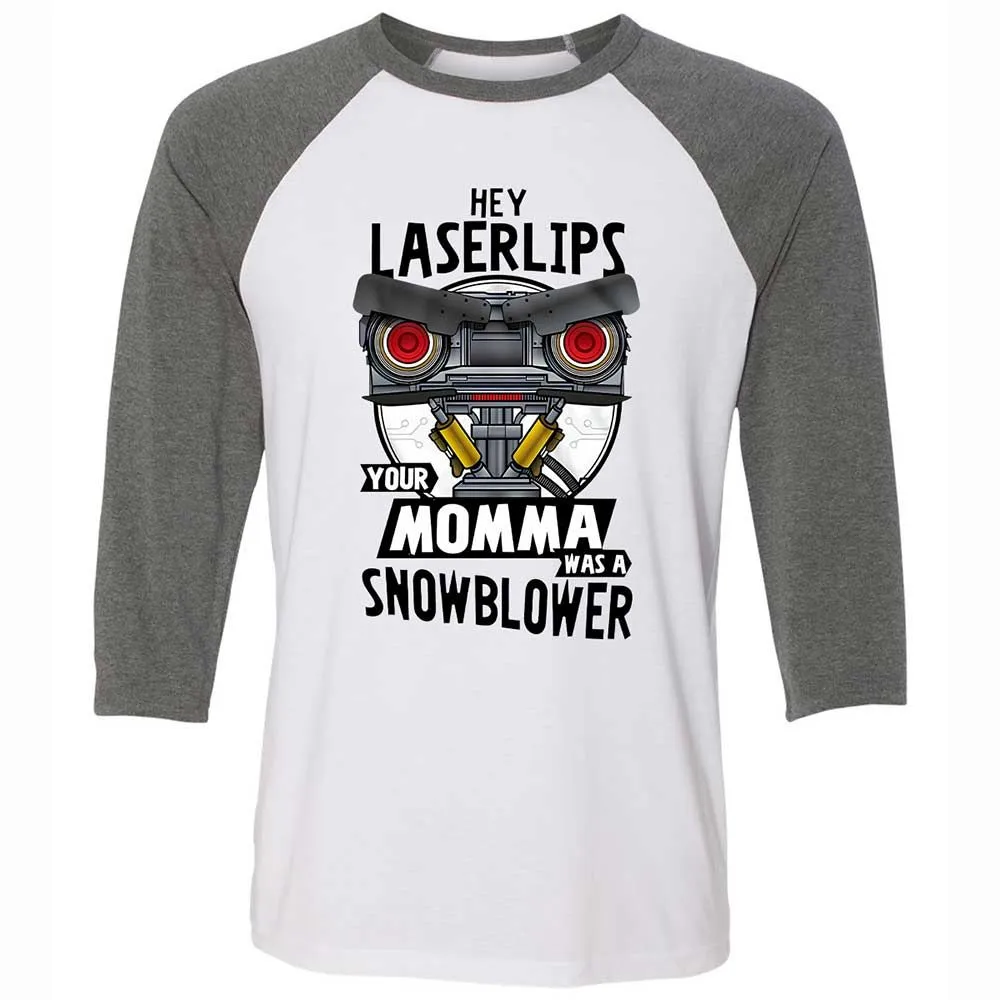 Unisex 3/4 Baseball Tee - S96KGEGW - White/Deep Heather - 11