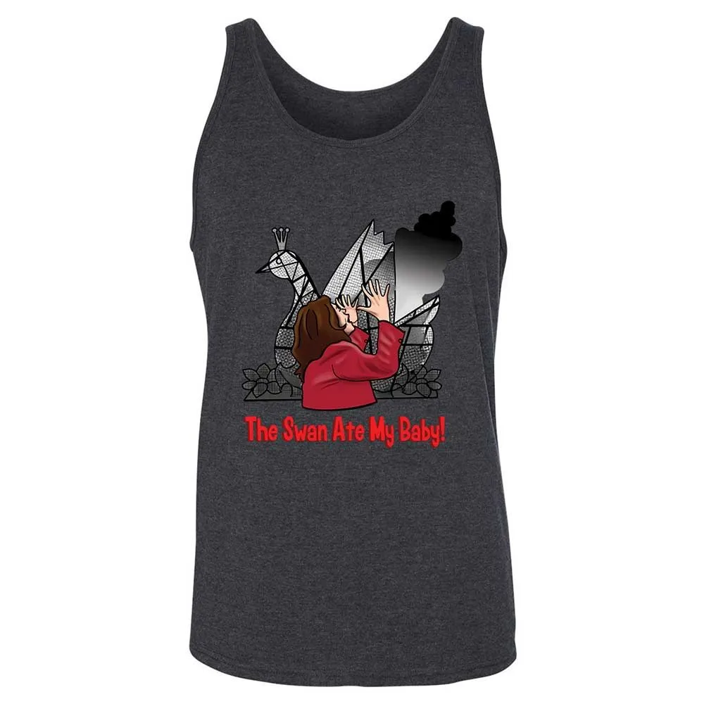 The Swan Ate My Baby - Dark Grey Heather - 10