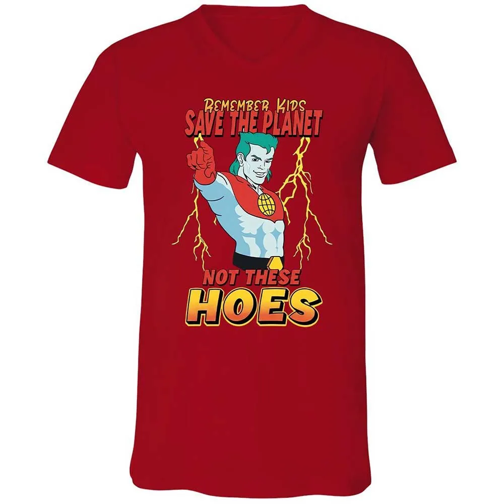 Unisex V-Neck T-Shirt - GNLAPTU5 - Red - 5