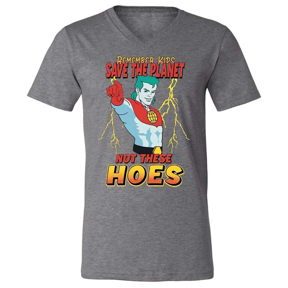 Unisex V-Neck T-Shirt - GNLAPTU5 - Deep Heather - 9