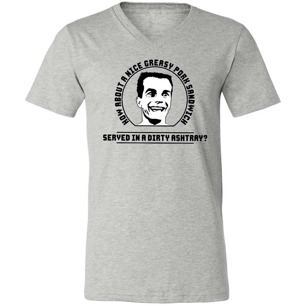 Unisex V-Neck T-Shirt - 627AC5LQ - Athletic Heather - 2