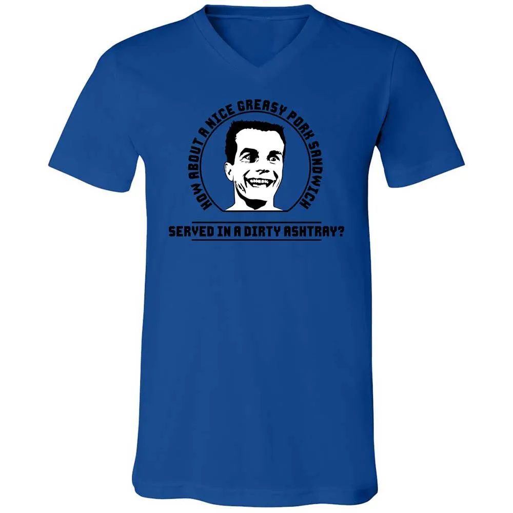 Unisex V-Neck T-Shirt - 627AC5LQ - True Royal - 3