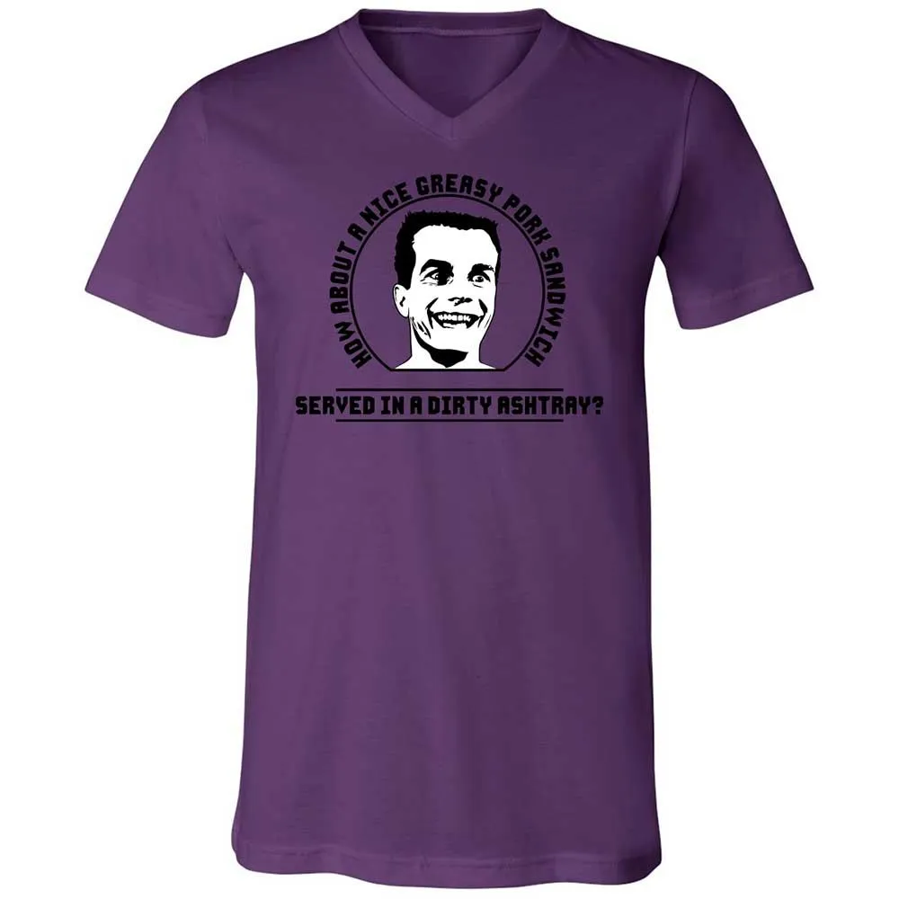 Unisex V-Neck T-Shirt - 627AC5LQ - Team Purple - 10