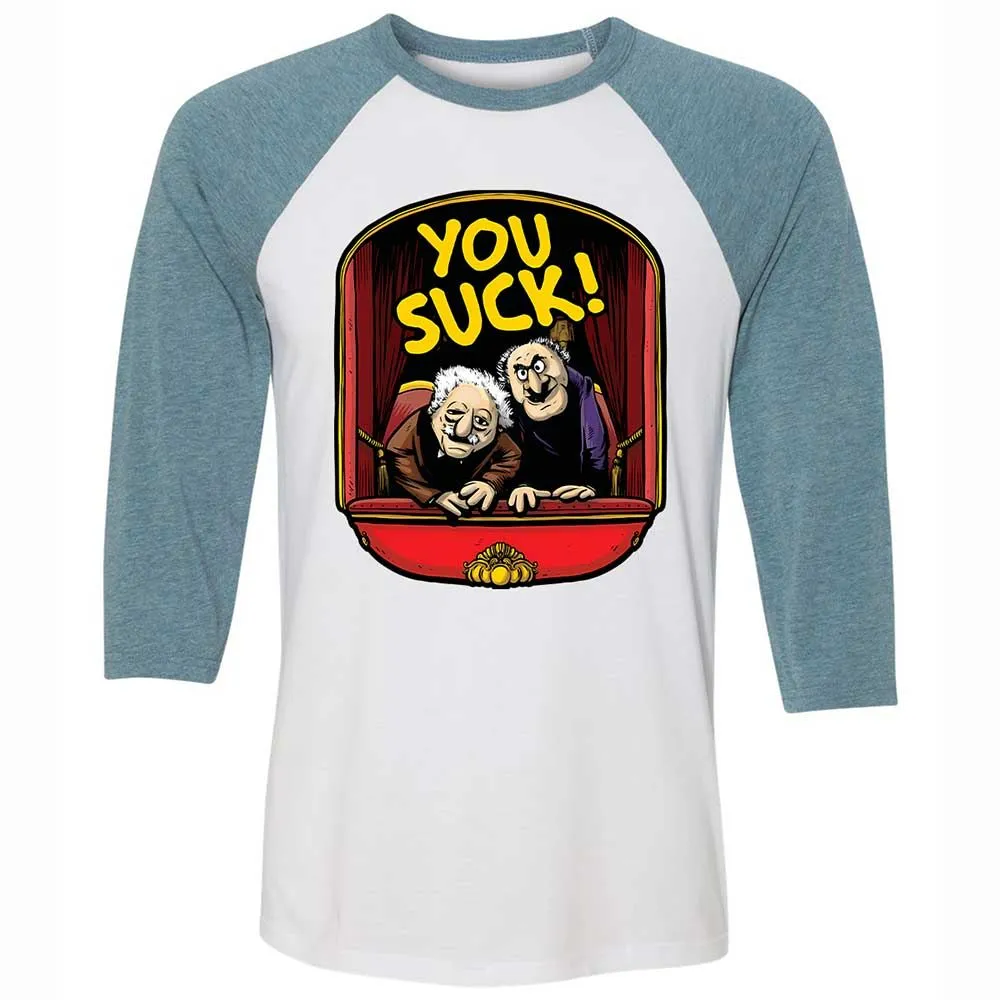 You Suck - White/Denim - 3