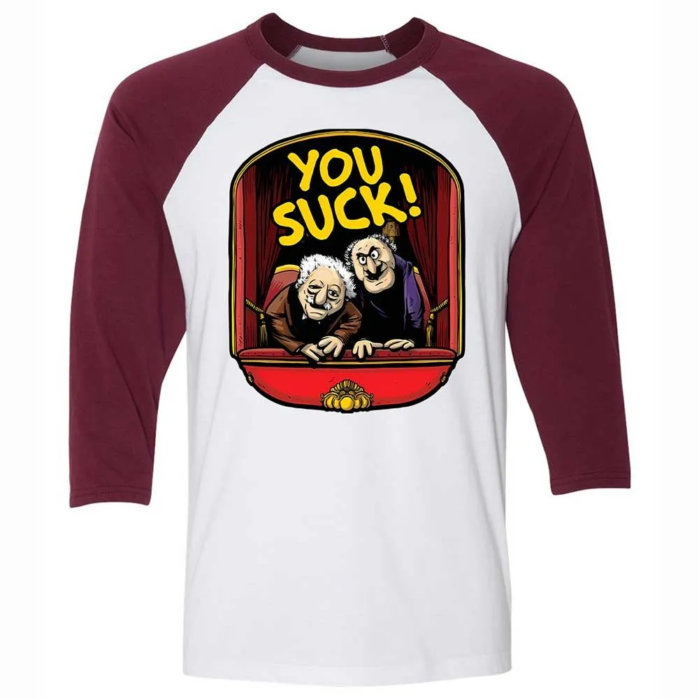 You Suck - White/Maroon - 7