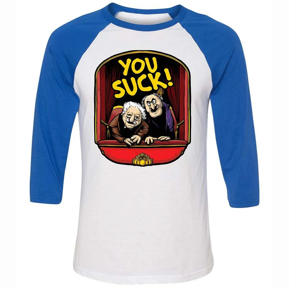 You Suck - White/True Royal - 10