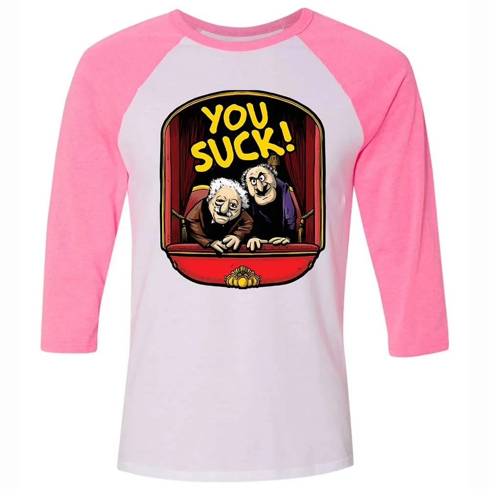 You Suck - White/Neon Pink - 12