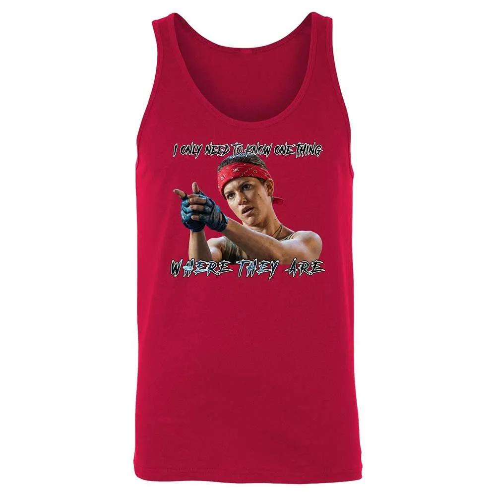 Unisex Jersey Tank - 3RERX23B - Red - 3