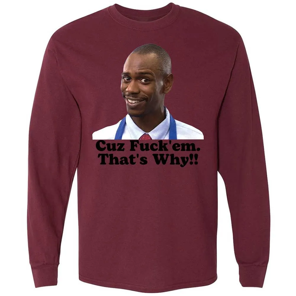 Long Sleeve T-Shirt - SKG6REP3 - Maroon - 16
