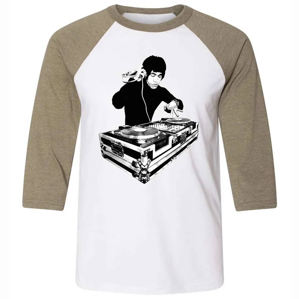 Bruce Lee DJ - White/Heather Olive - 4