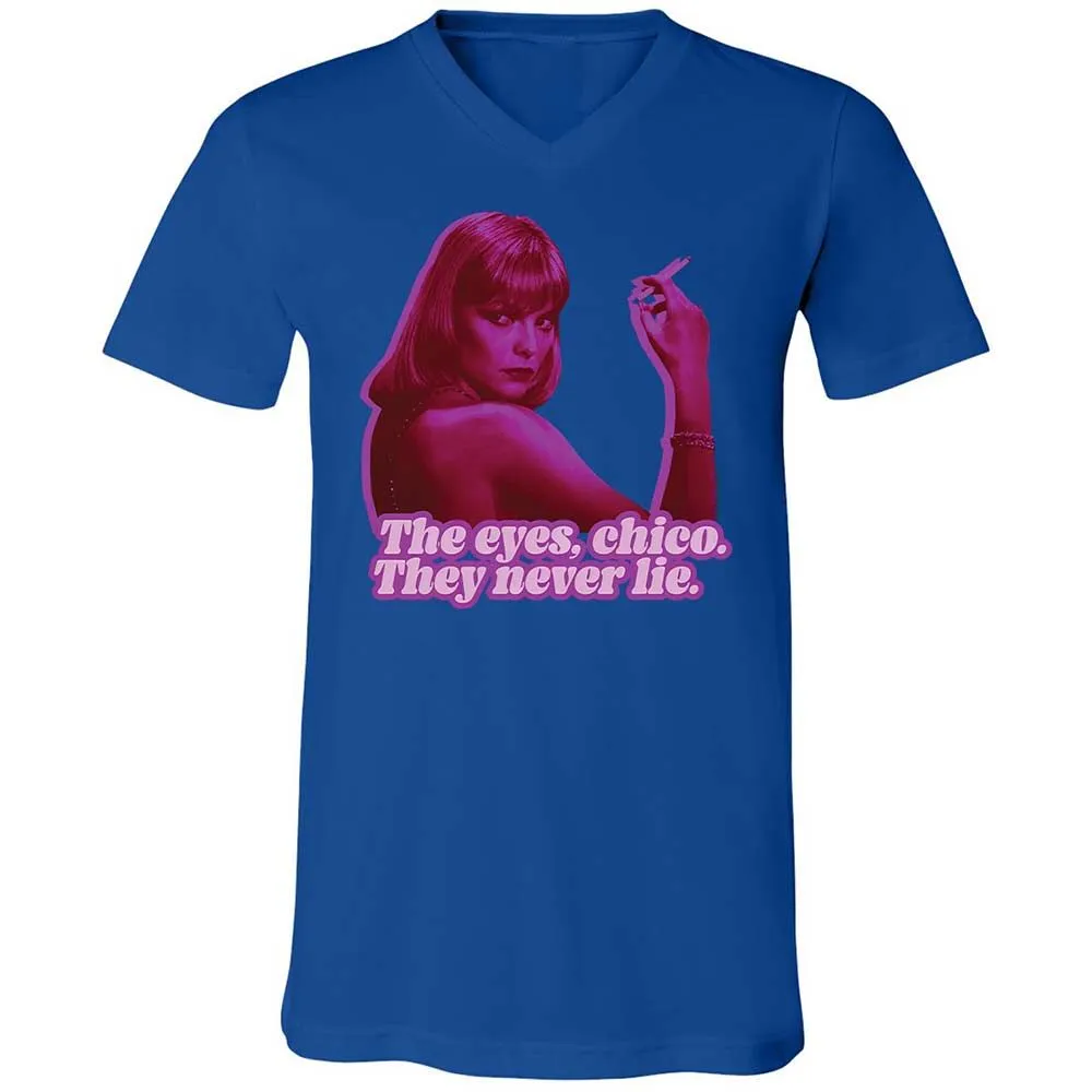 Unisex V-Neck T-Shirt - J5LRWTQW - True Royal - 3