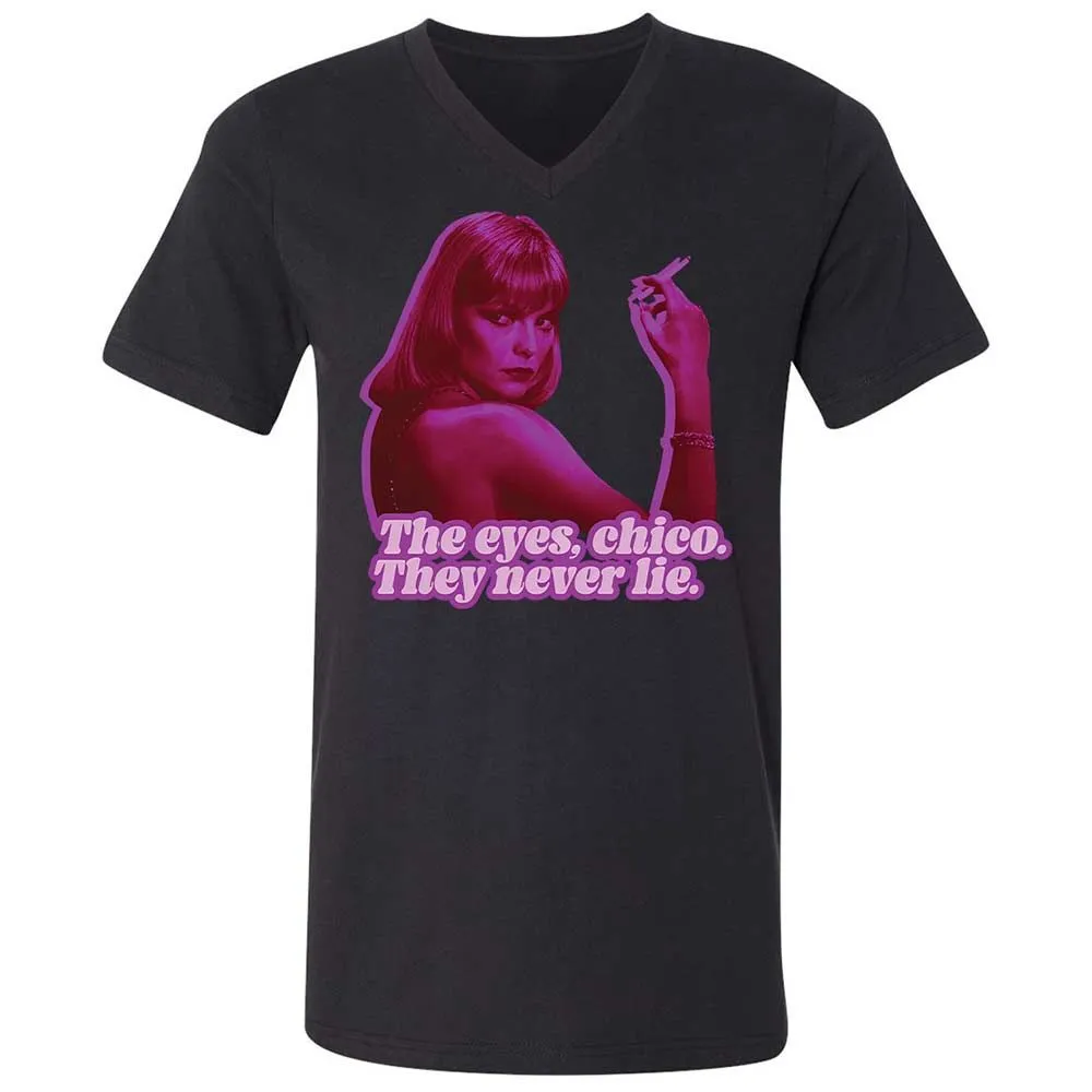 Unisex V-Neck T-Shirt - J5LRWTQW - Black - 11