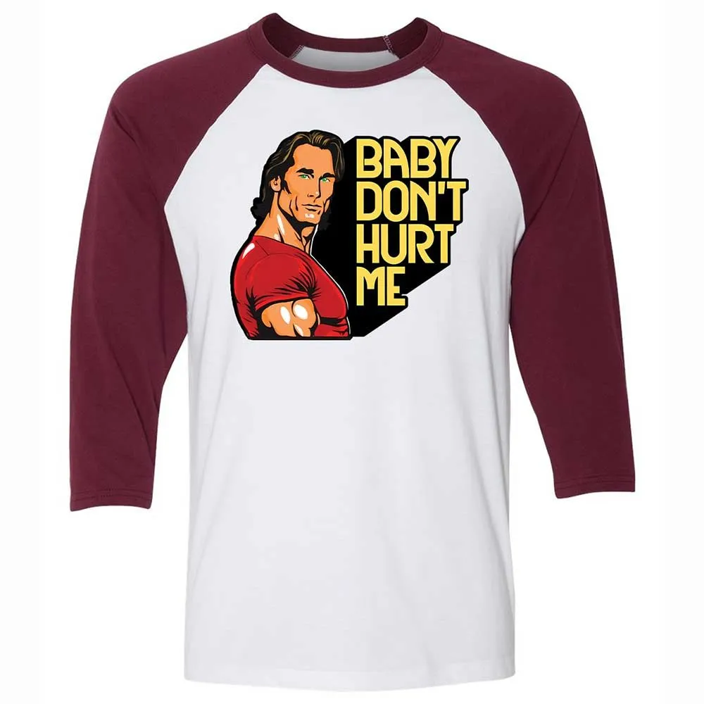 Baby don't hurt me - White/Maroon - 7