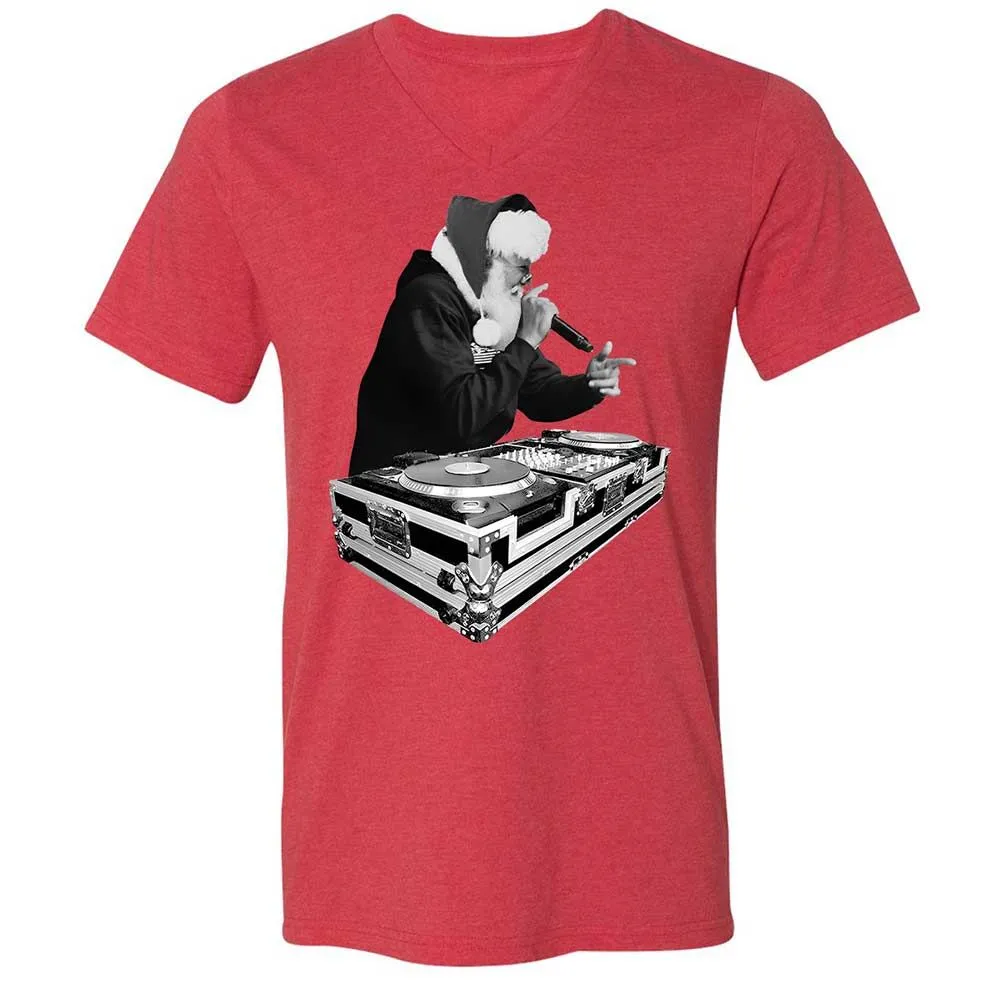 Dj Santa Claus - Heather Red - 6