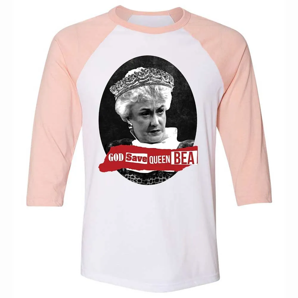 God Save Queen Bea - White/Heather Peach - 5