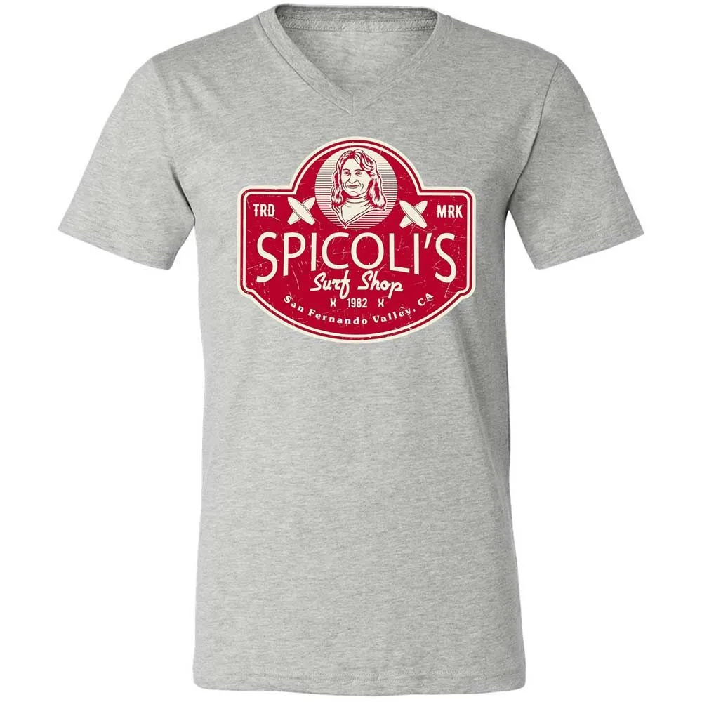 Unisex V-Neck T-Shirt - 4MSCTSRV - Athletic Heather - 2
