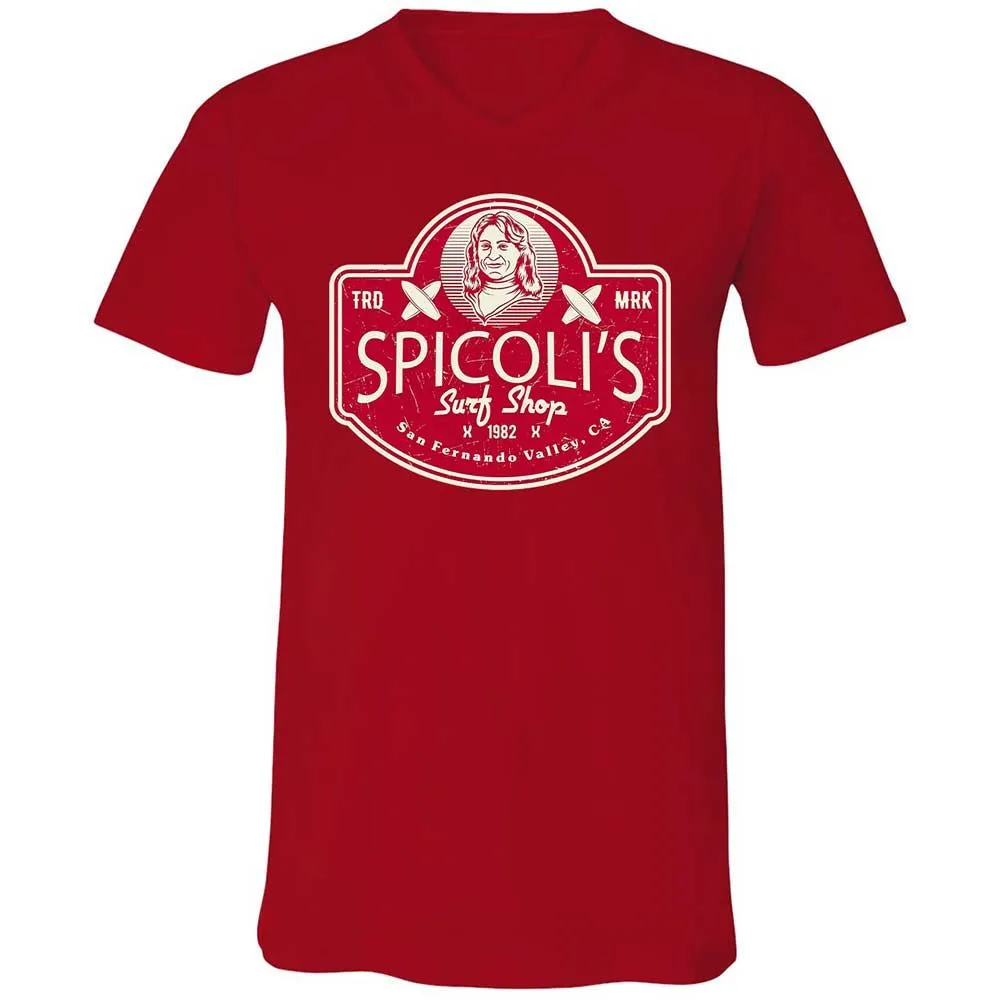 Unisex V-Neck T-Shirt - 4MSCTSRV - Red - 5