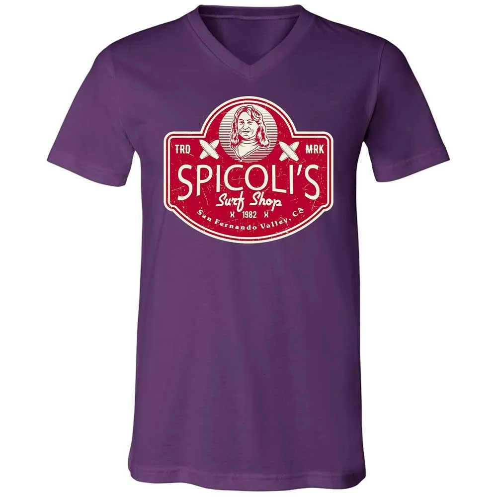 Unisex V-Neck T-Shirt - 4MSCTSRV - Team Purple - 10
