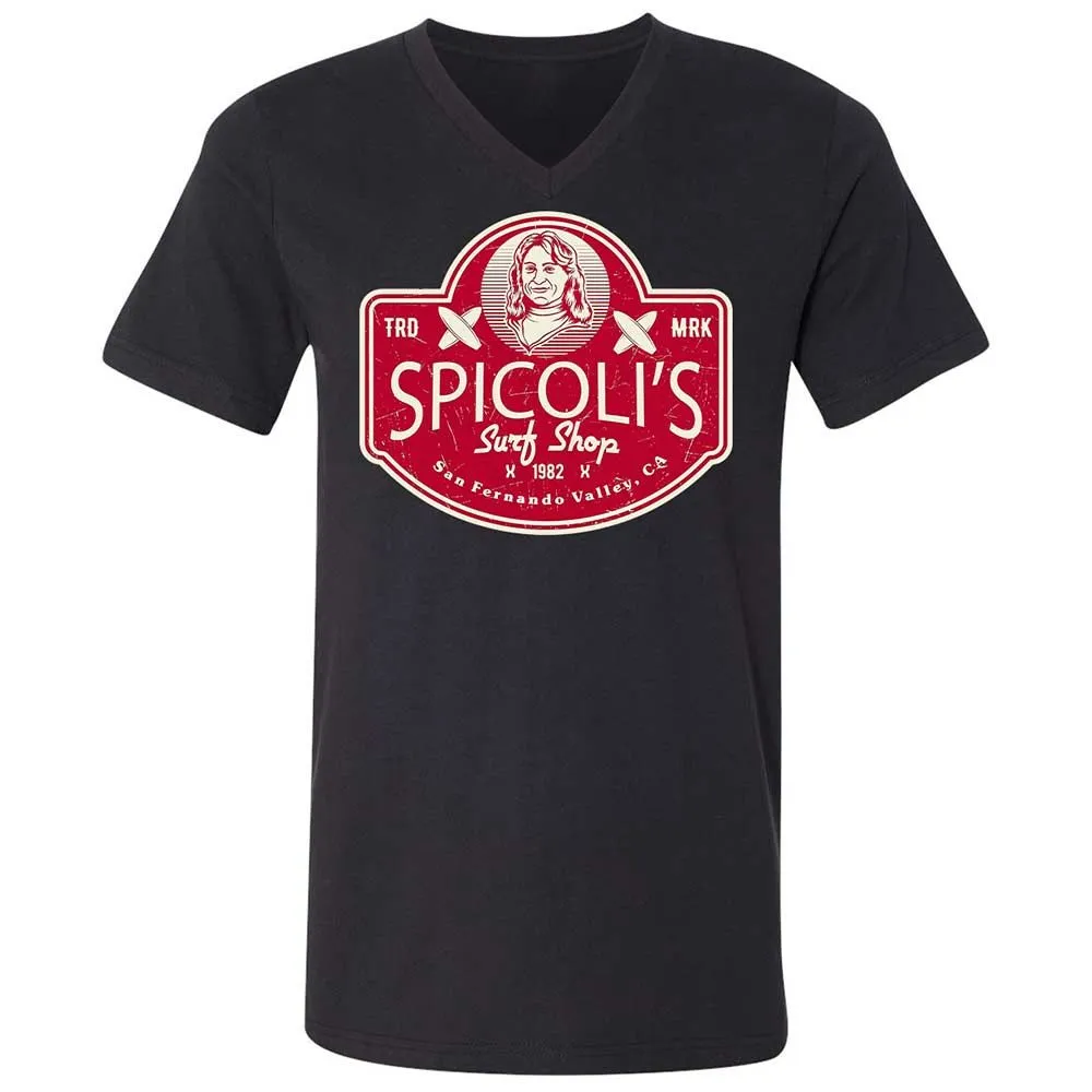 Unisex V-Neck T-Shirt - 4MSCTSRV - Black - 11