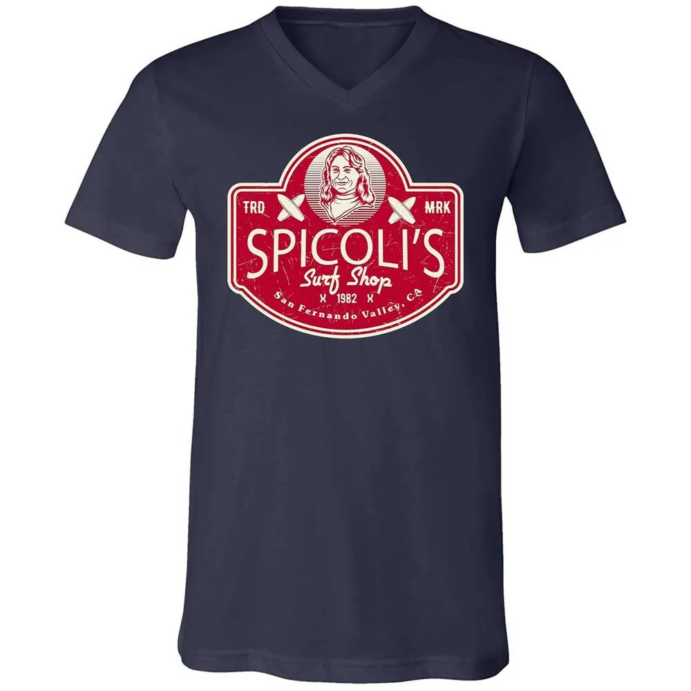 Unisex V-Neck T-Shirt - 4MSCTSRV - Navy - 12
