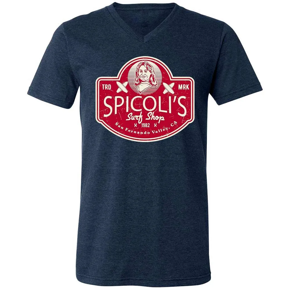 Unisex V-Neck T-Shirt - 4MSCTSRV - Heather Navy - 13