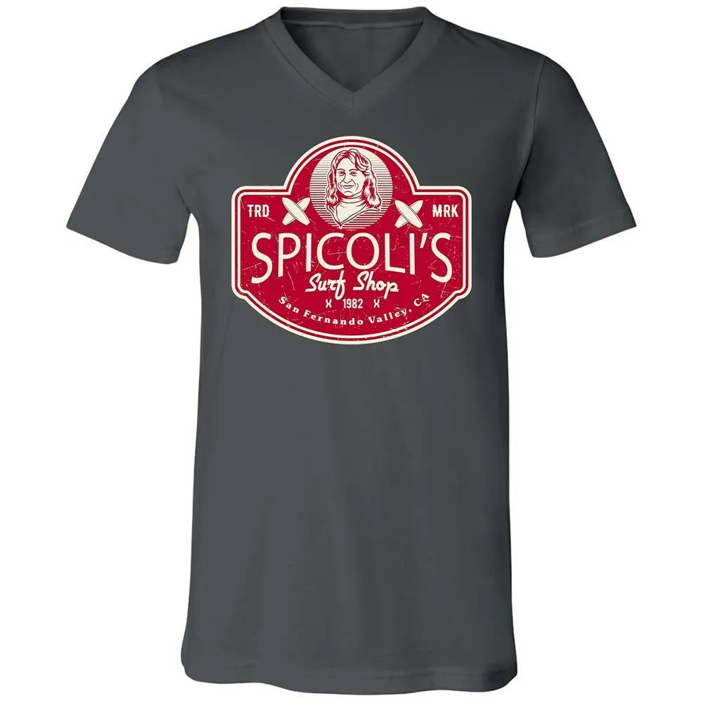 Unisex V-Neck T-Shirt - 4MSCTSRV - Asphalt - 16
