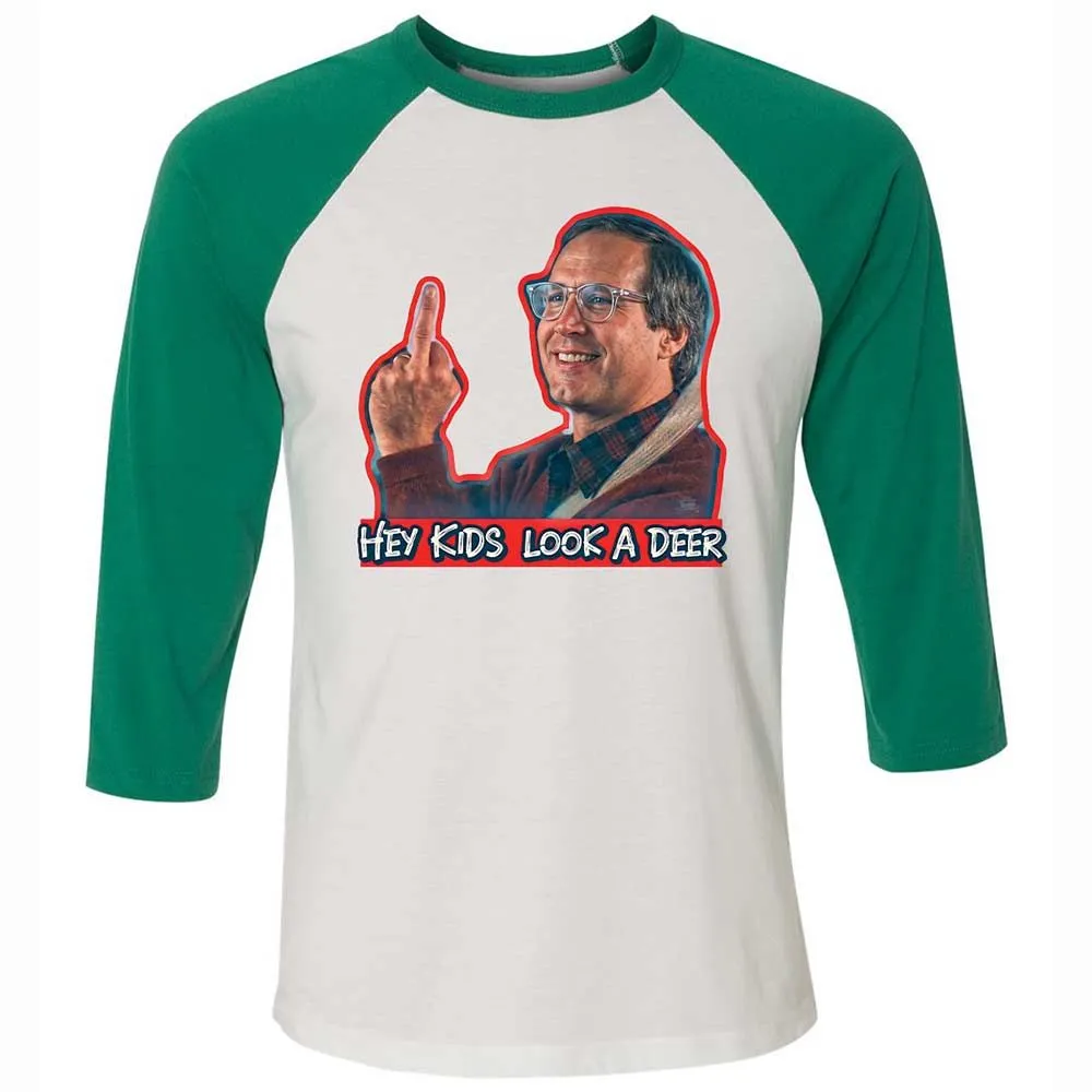 Hey Kids, Look a Deer - White/Kelly - 6