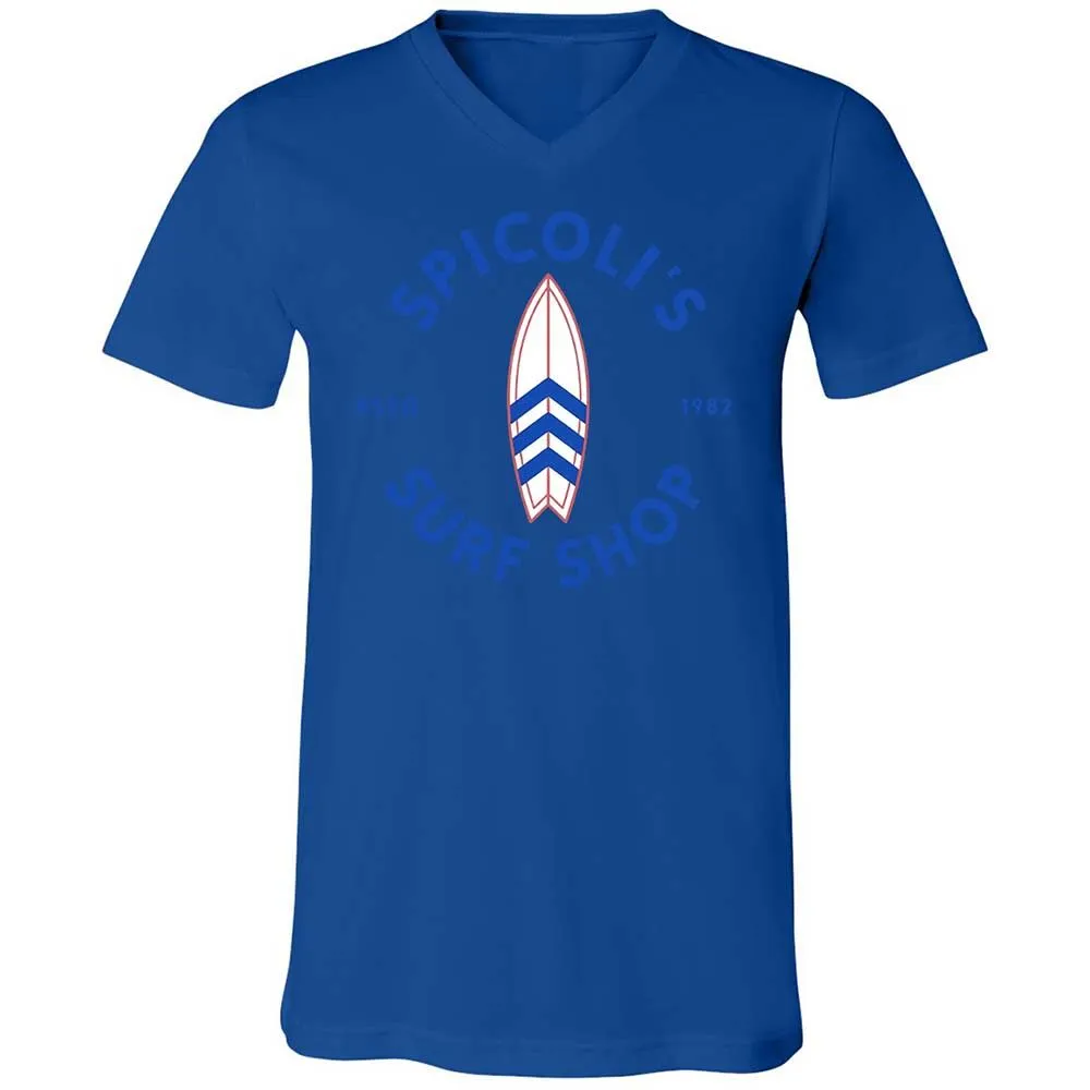 Unisex V-Neck T-Shirt - NKABBMT1 - True Royal - 3
