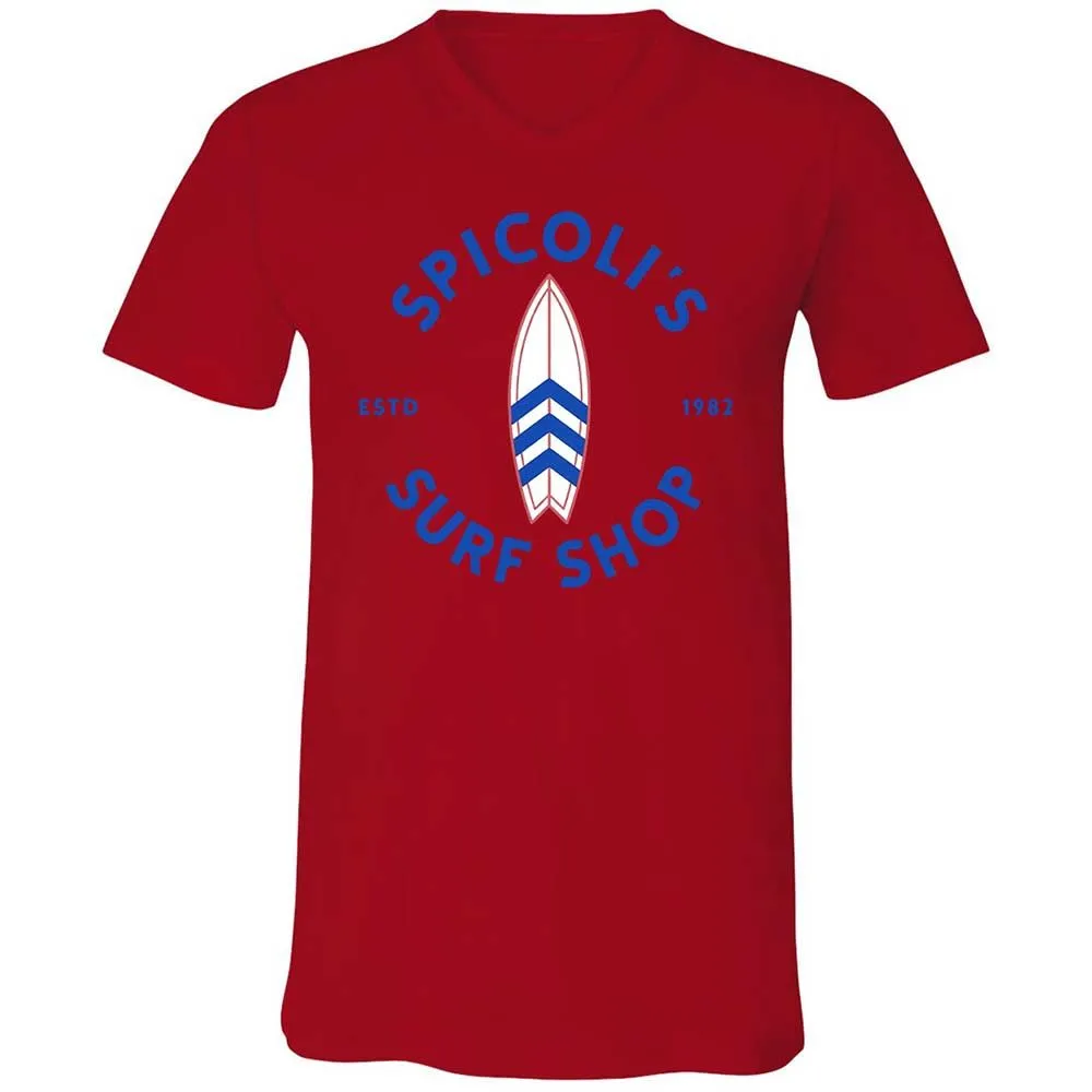 Unisex V-Neck T-Shirt - NKABBMT1 - Red - 5