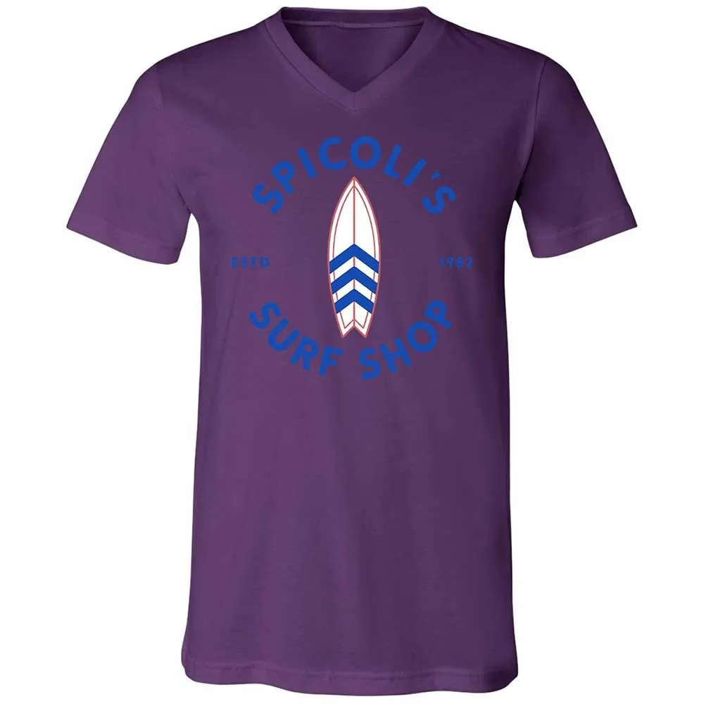 Unisex V-Neck T-Shirt - NKABBMT1 - Team Purple - 10