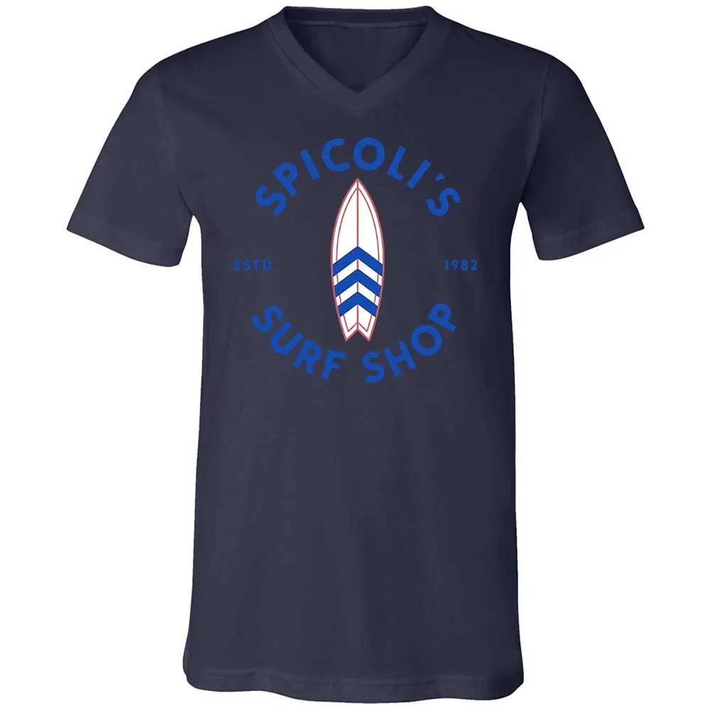 Unisex V-Neck T-Shirt - NKABBMT1 - Navy - 12