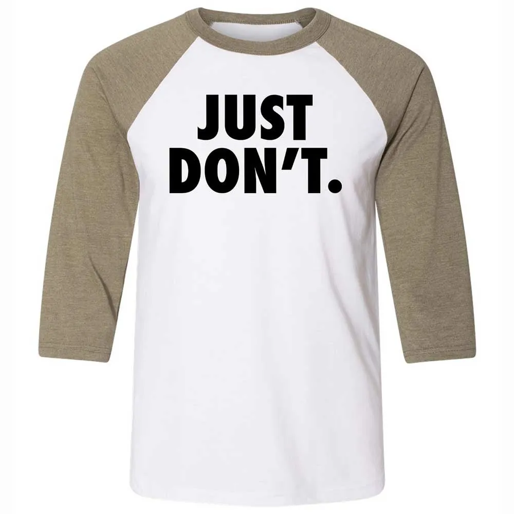 Just Don't. - White/Heather Olive - 4