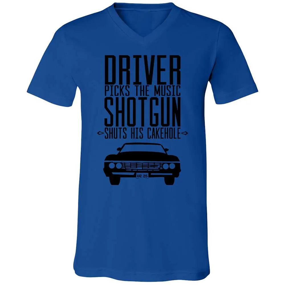Unisex V-Neck T-Shirt - 83Y1225L - True Royal - 3