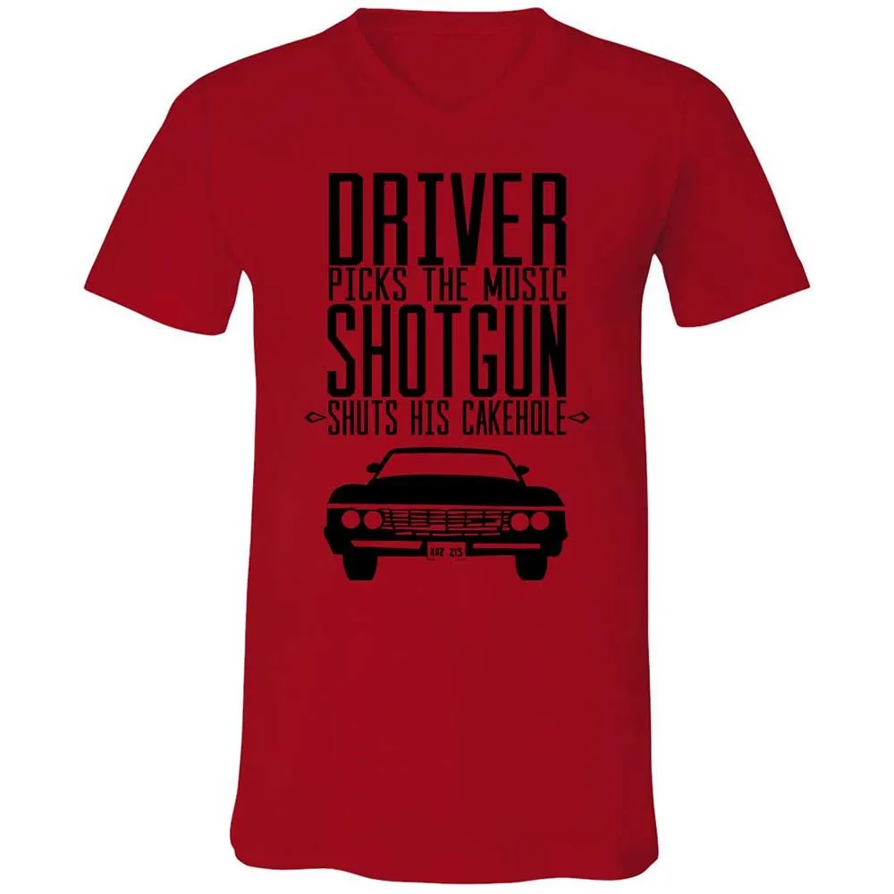 Unisex V-Neck T-Shirt - 83Y1225L - Red - 5