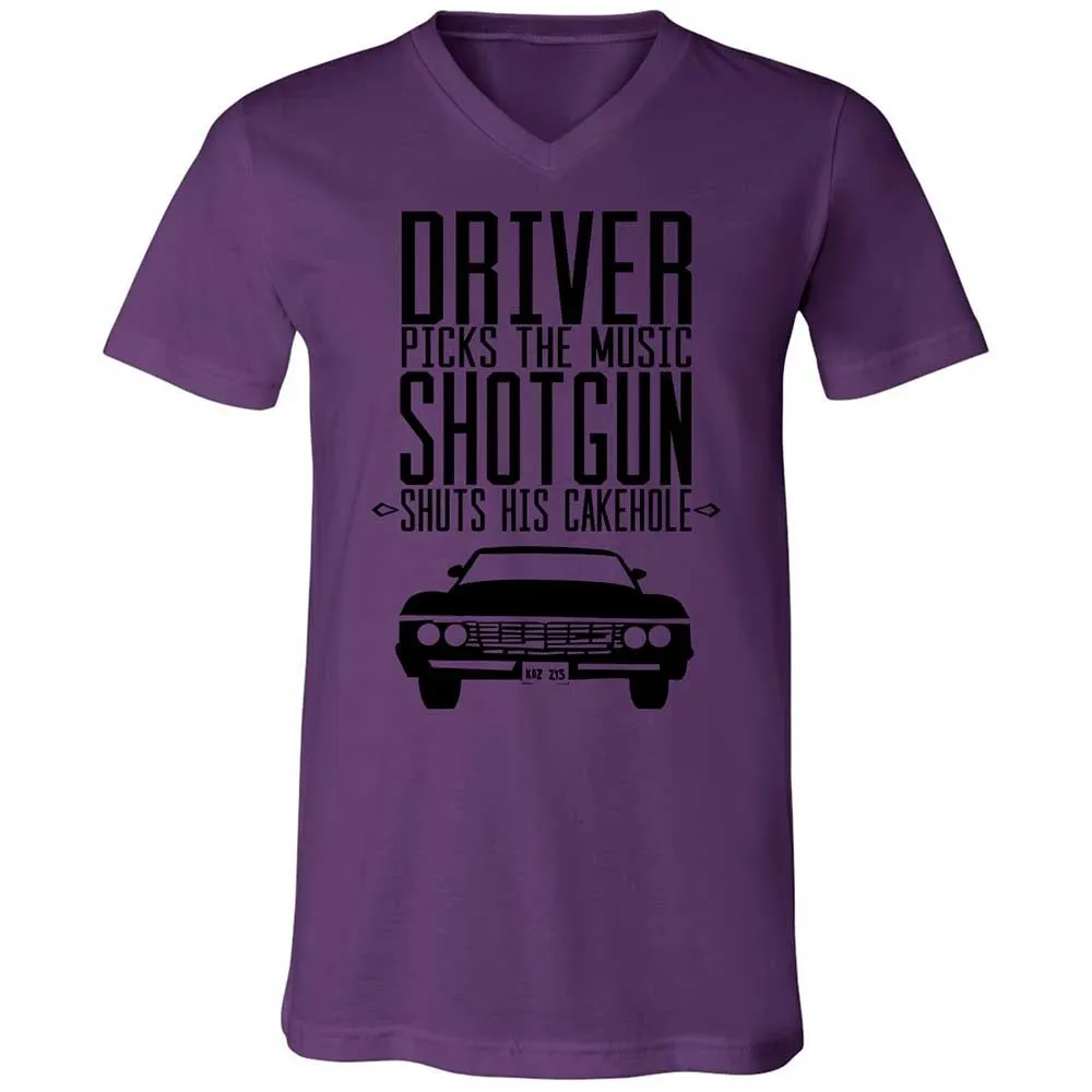 Unisex V-Neck T-Shirt - 83Y1225L - Team Purple - 10