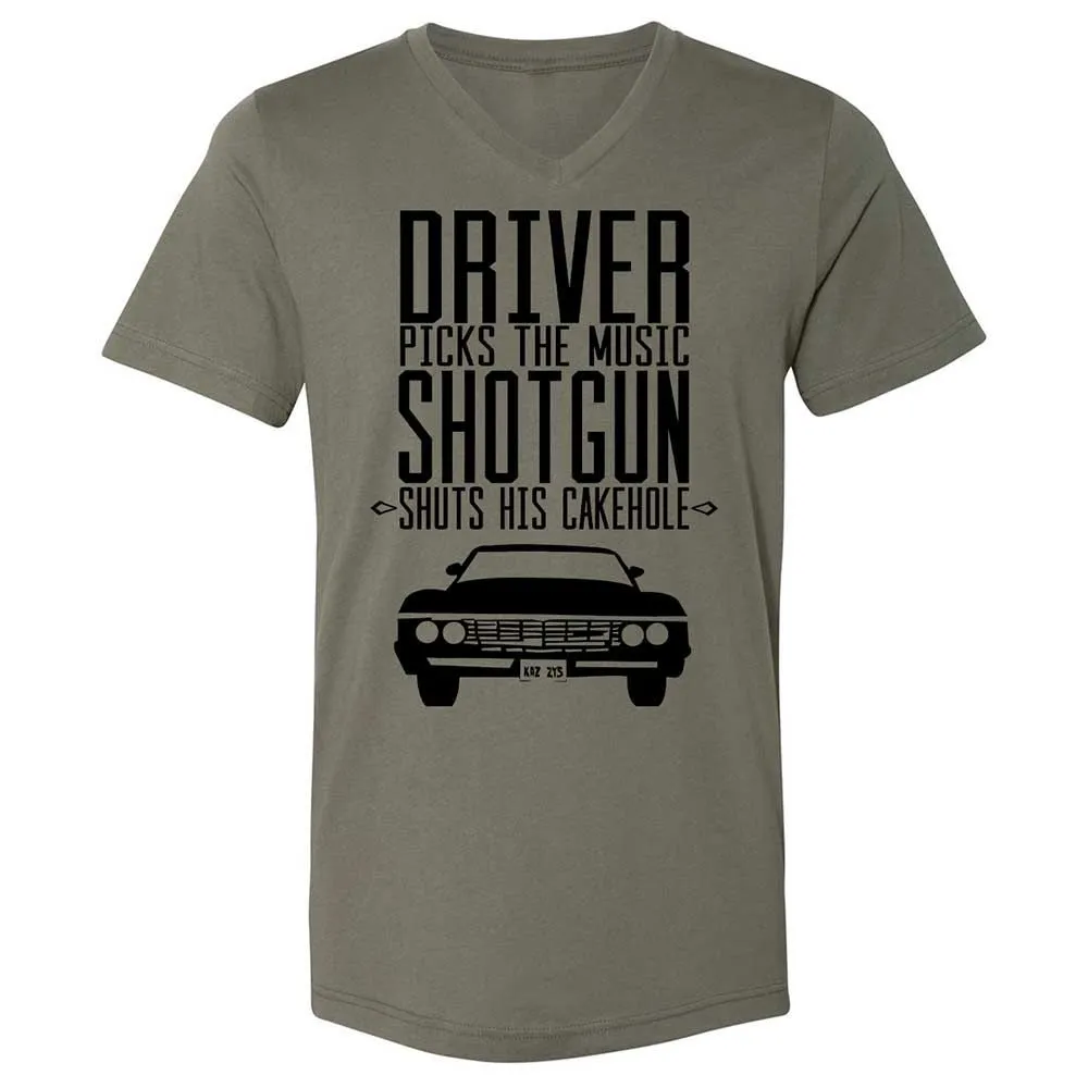 Unisex V-Neck T-Shirt - 83Y1225L - Military Green - 15