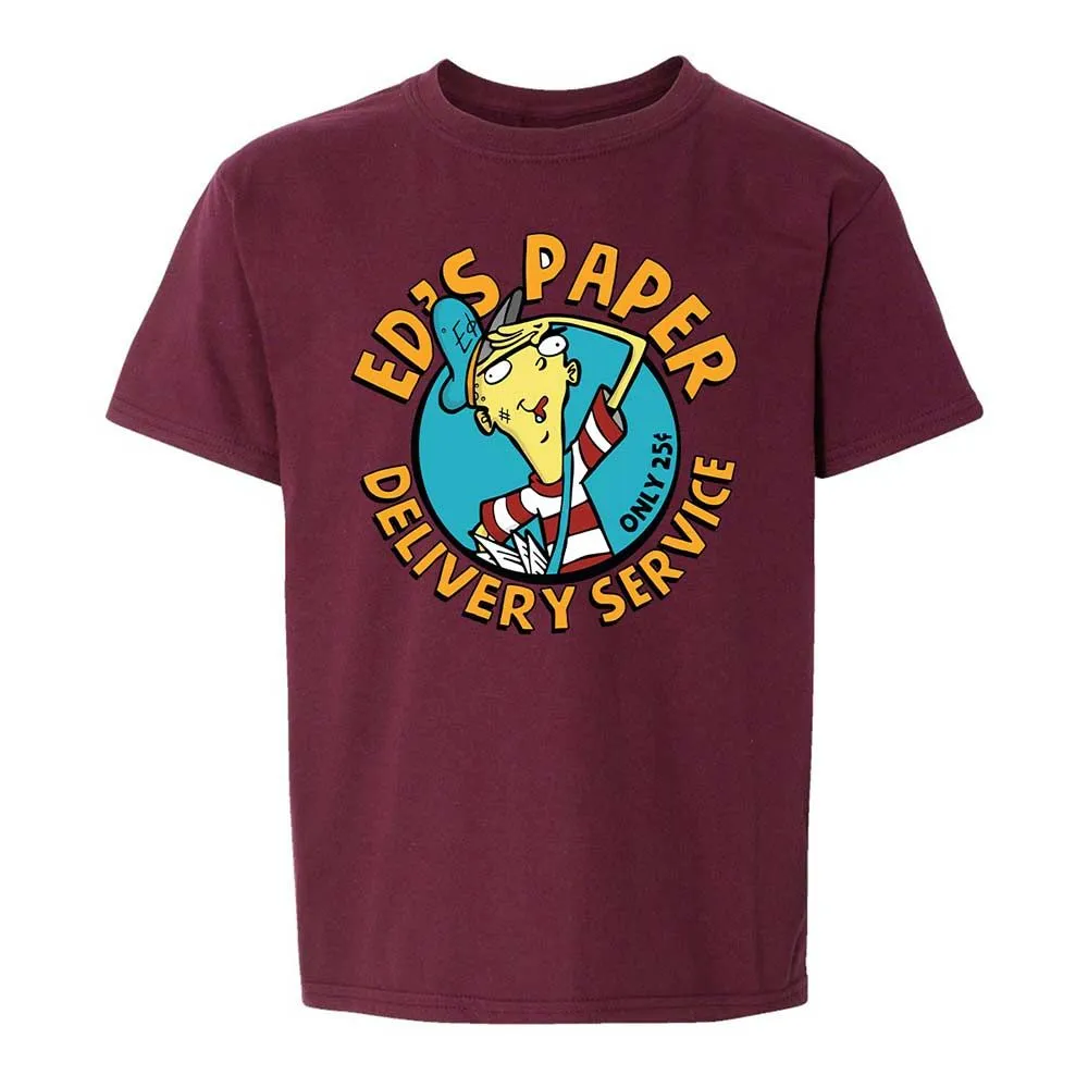 Kids T-Shirt - T38J9YCA - Maroon - 19