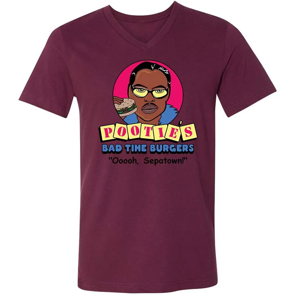 Pootie's Bad Time Burgers - Maroon - 14