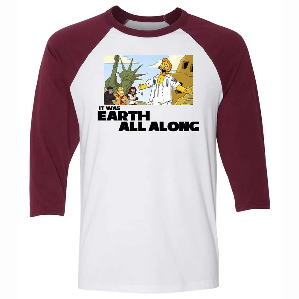 It was Earth all along - White/Maroon - 7