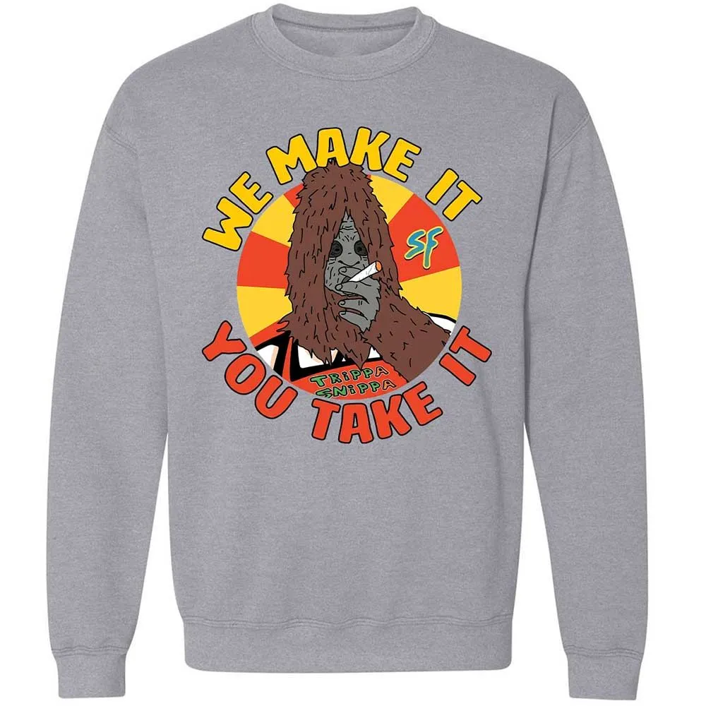 Classic Unisex Sweatshirt - 6UZ5WZHA - Sport Grey - 3