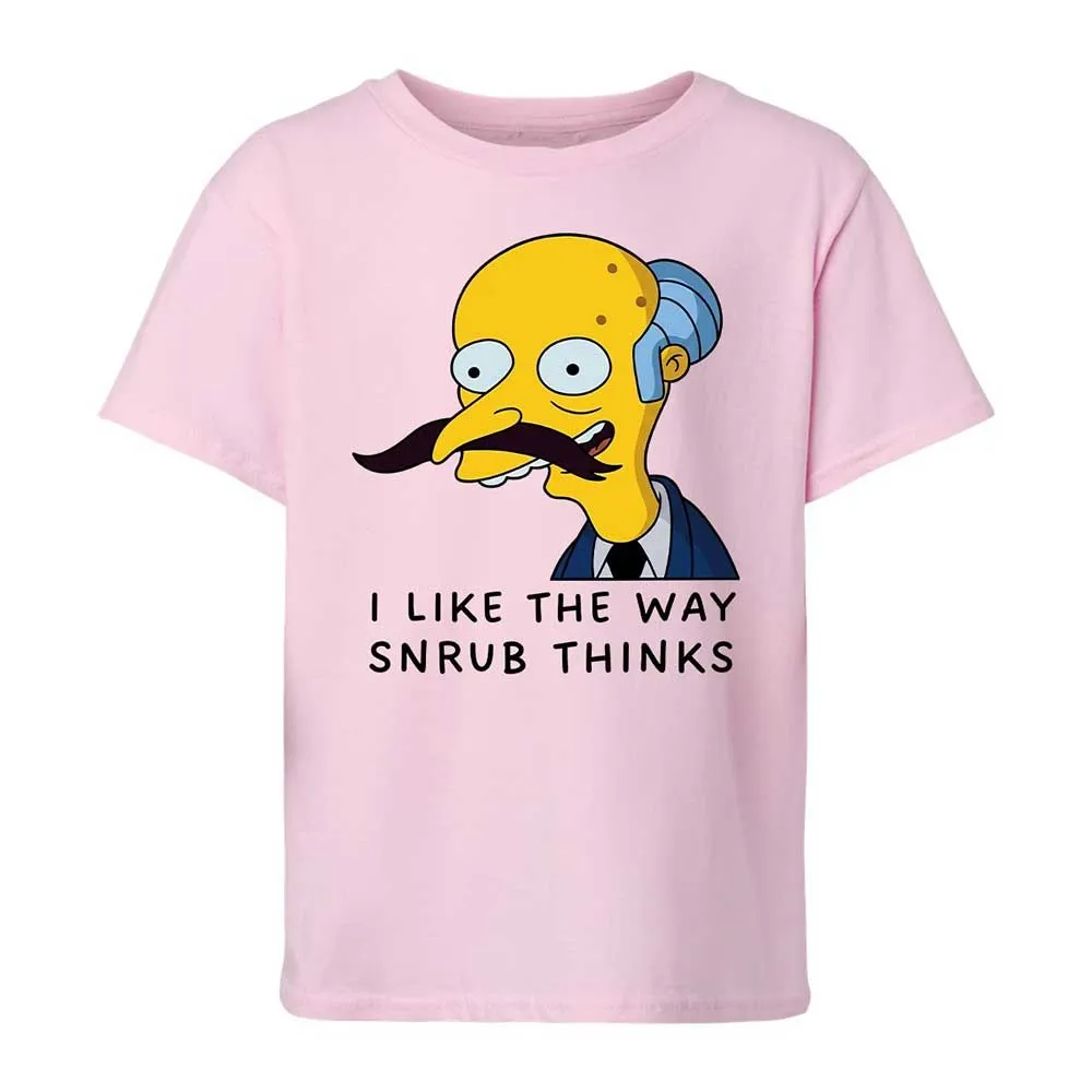 I Like the Way Snrub Thinks - Light Pink - 5