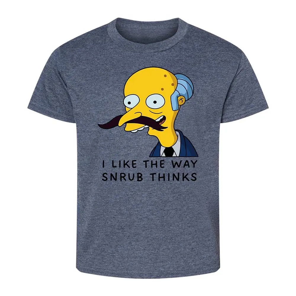 I Like the Way Snrub Thinks - Heather Navy - 15