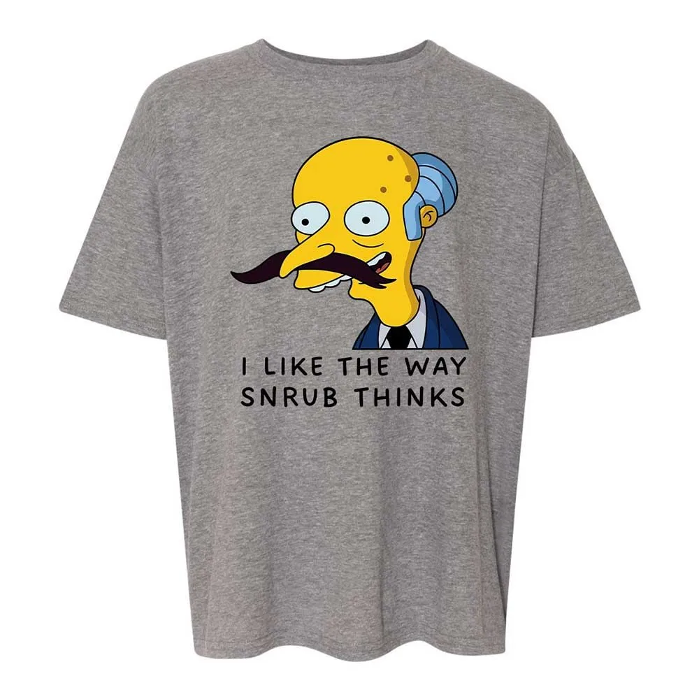 I Like the Way Snrub Thinks - Graphite Heather - 18
