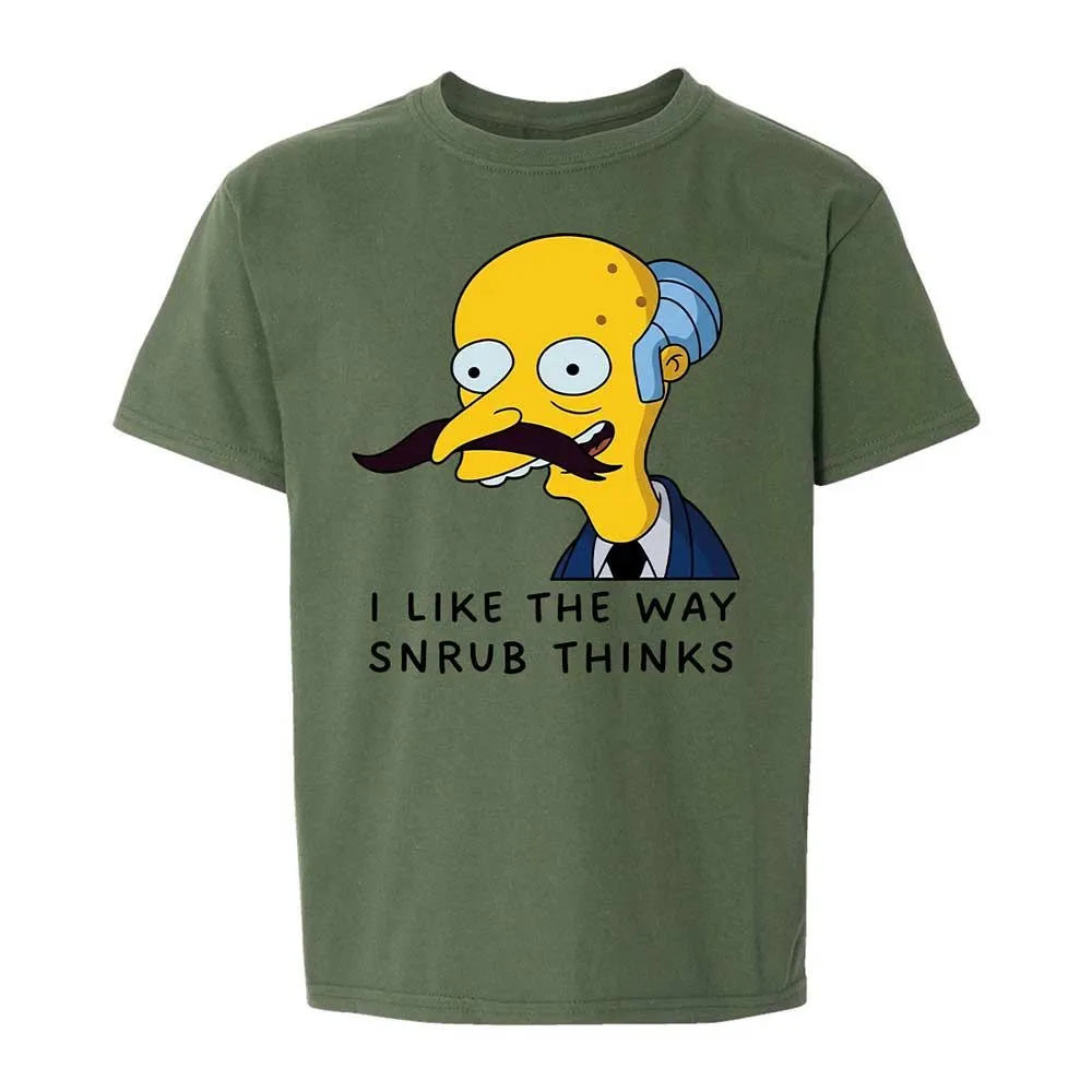 I Like the Way Snrub Thinks - Military Green - 20