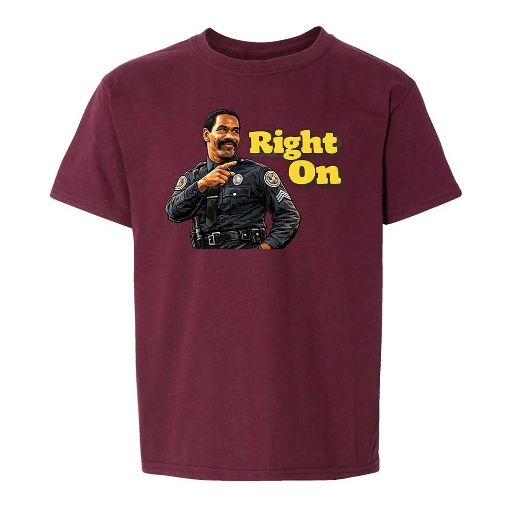 Kids T-Shirt - ETVE7DA7 - Maroon - 19