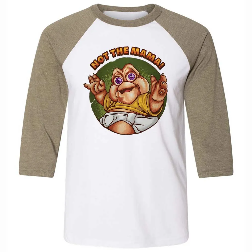Not The Mama - White/Heather Olive - 4